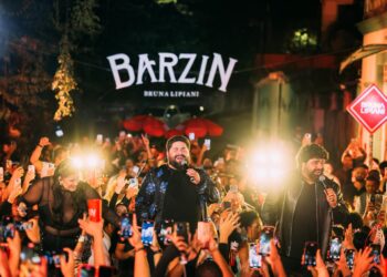 Bruna Lipiani grava DVD com César Menotti & Fabiano no bar mais antigo de BH