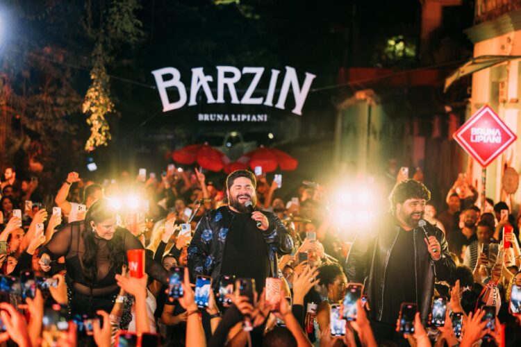 Bruna Lipiani grava DVD com César Menotti & Fabiano no bar mais antigo de BH