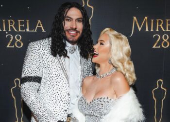 Mirela Janis e Yugnir se transformaram em Madonna e Michael Jackson em noite cinematográfica 