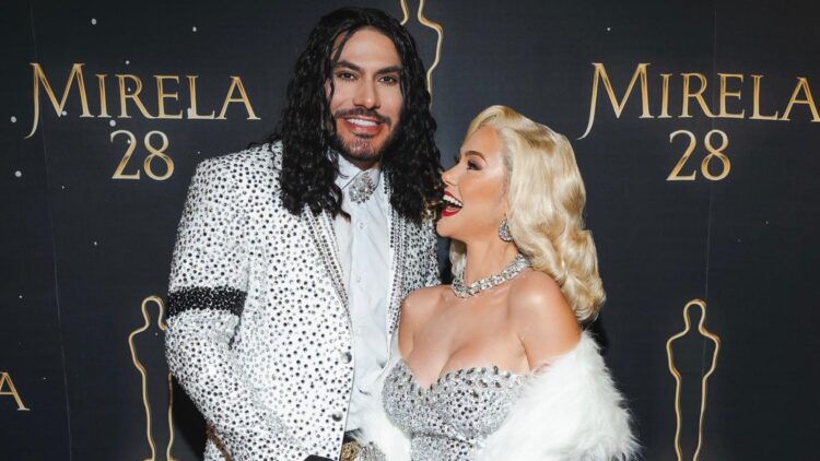 Mirela Janis e Yugnir se transformaram em Madonna e Michael Jackson em noite cinematográfica